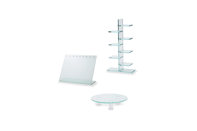 陳列什器(アクリル・ガラス)